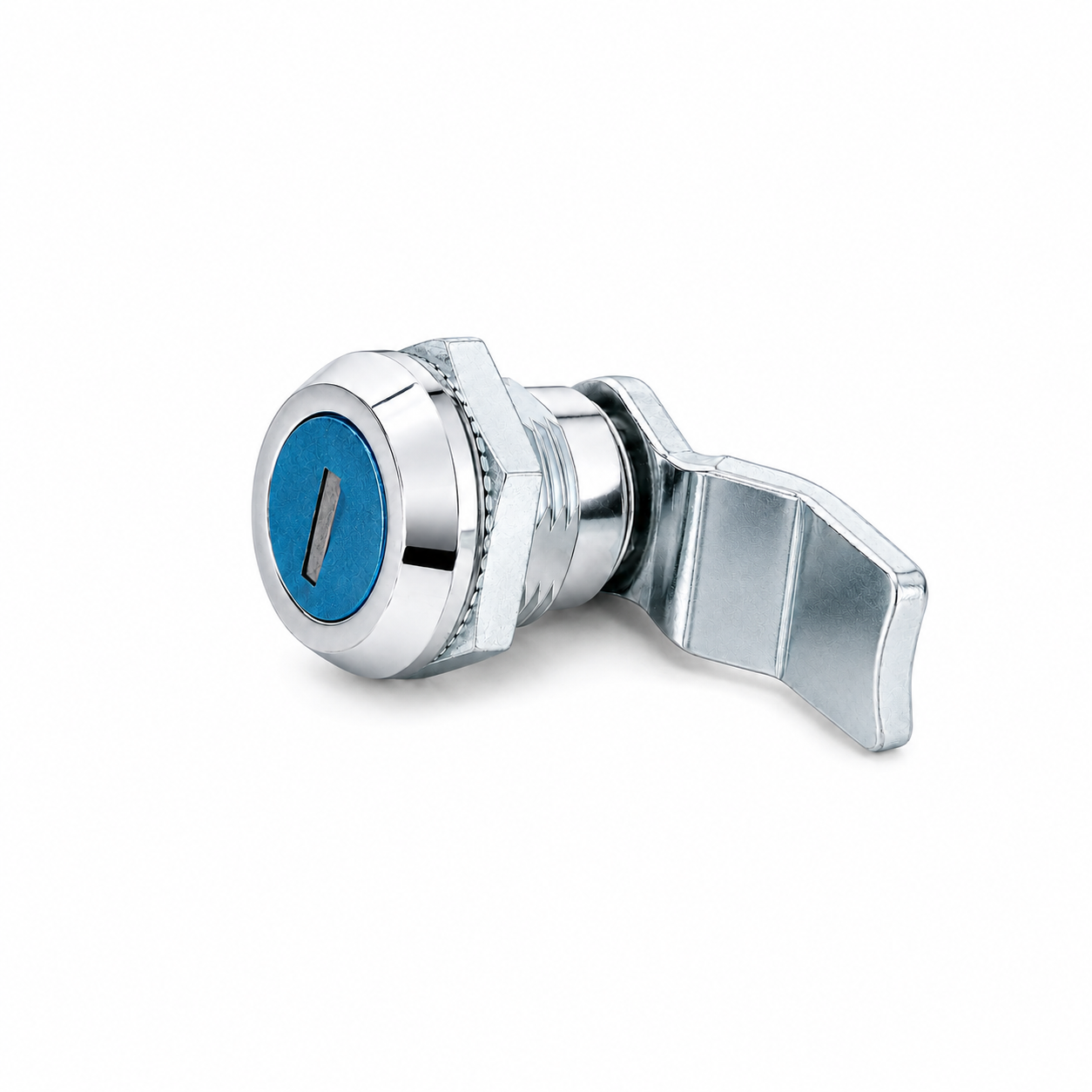 Fechadura lingueta cromada com chave Yale, chaves do conjunto